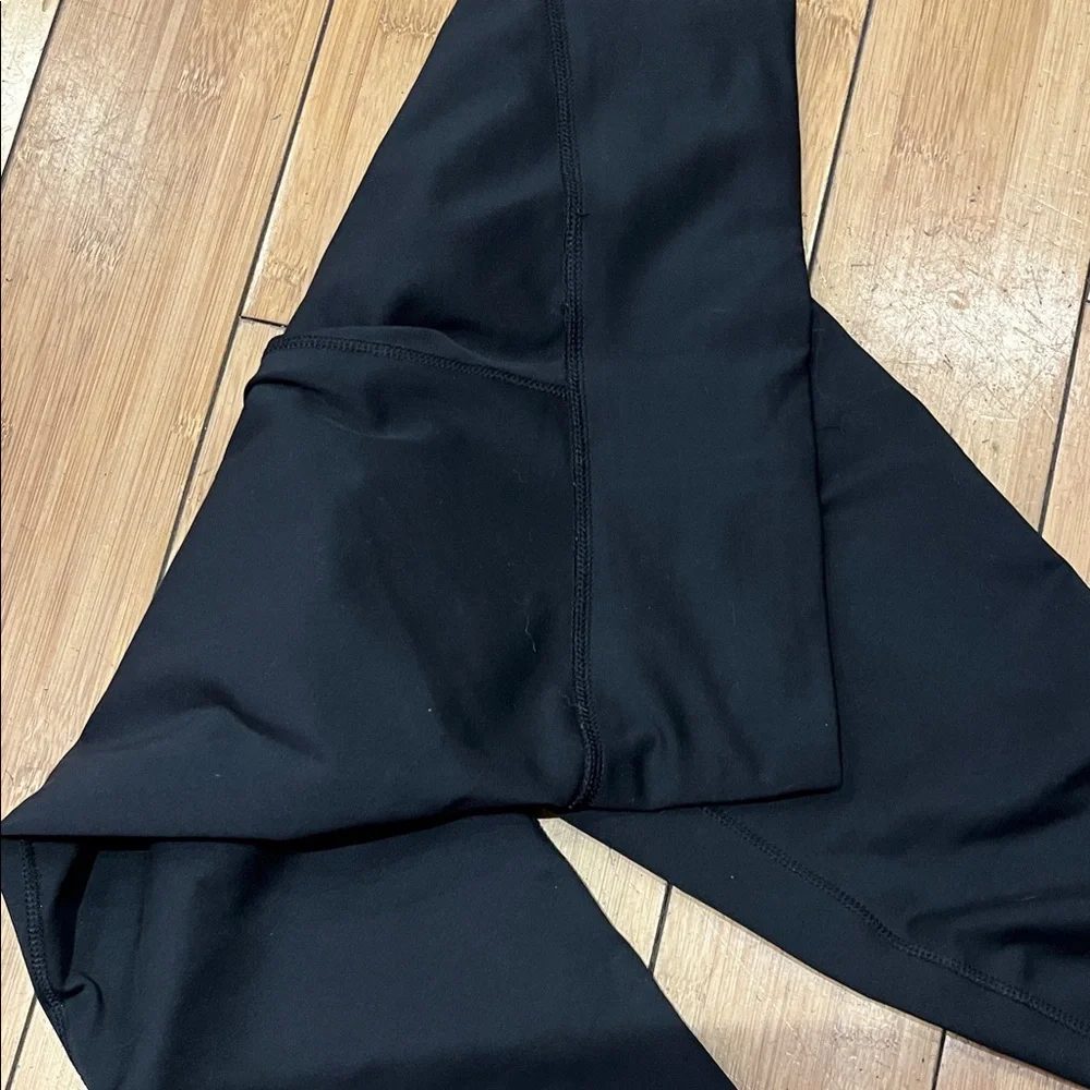 Nike Black dri fit Leggings‎ with White Logo